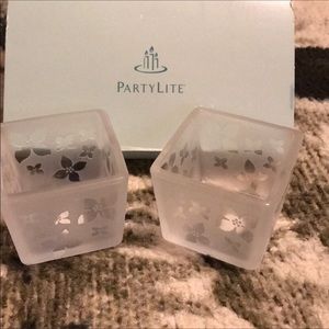 Party Lite votive candle holders